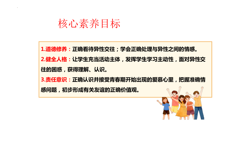 【核心素养目标】2.2 青春萌动 课件(共24张PPT)-2023-2024学年统编版道德与法治七年级下册