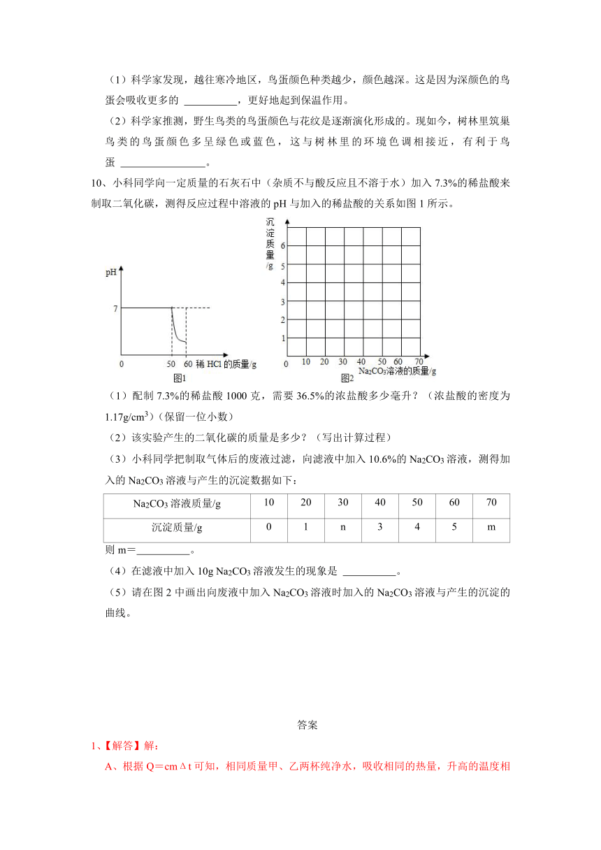 2024年浙江省科学中考考前复习每日一练  (15)（含解析）