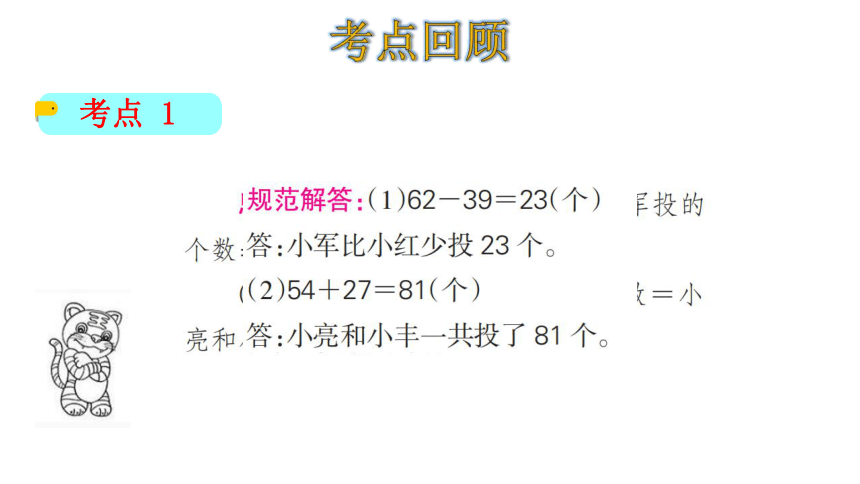 人教版数学三年级上册 2.4万以内的加法与减法（一） 整理和复习  课件（15张ppt）