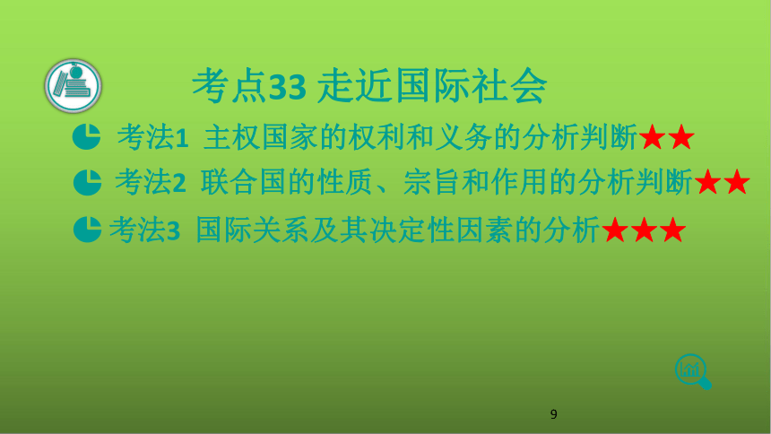 2021版高考政治一轮复习新高考使用课件 专题8 当代国际社会（67张PPT）