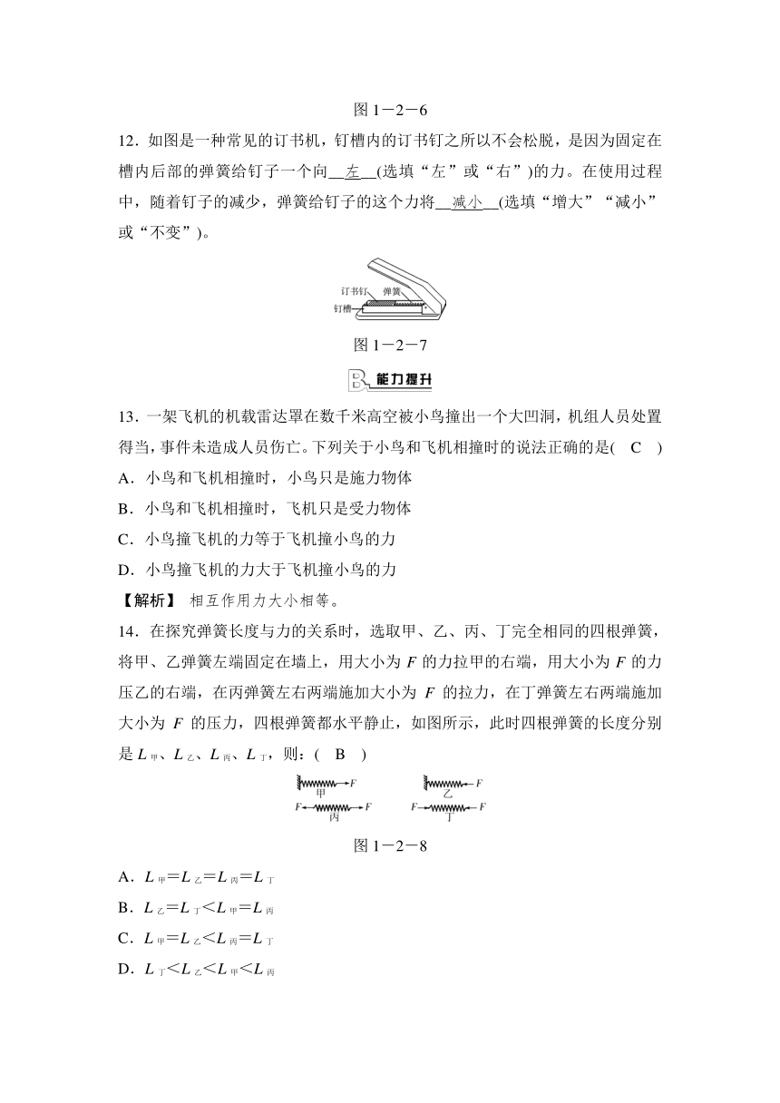 1.2 力 同步练习（2课时，含答案）