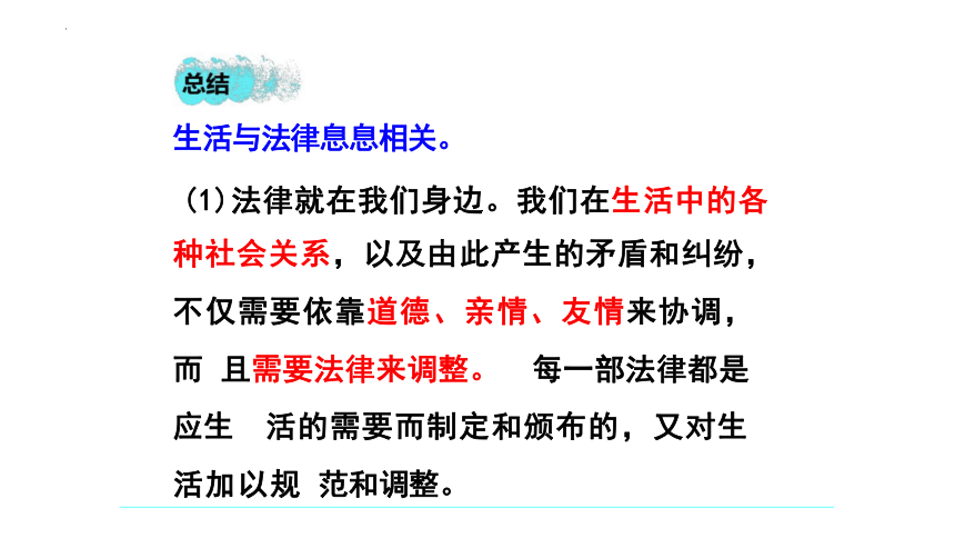 9.1 生活需要法律 课件(共22张PPT)-2023-2024学年统编版道德与法治七年级下册