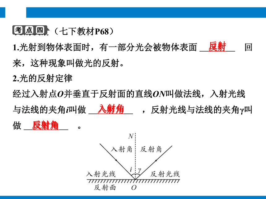 2024浙江省中考科学复习第26讲　声　光的直线传播和反射（课件 45张PPT）