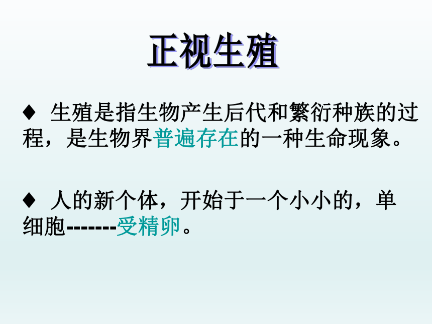 苏教版七年级下册生物 8.1 精卵结合孕育新的生命 课件(25张PPT)