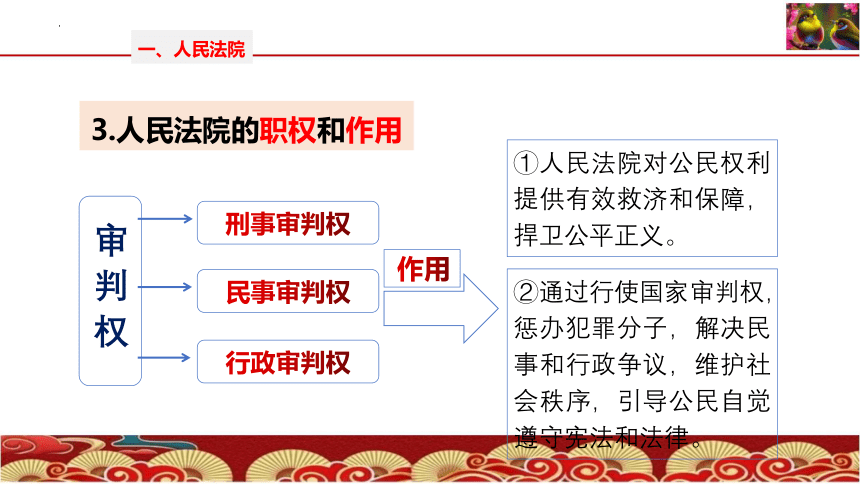 6.5 国家司法机关 课件(共18张PPT)-2023-2024学年统编版道德与法治八年级下册