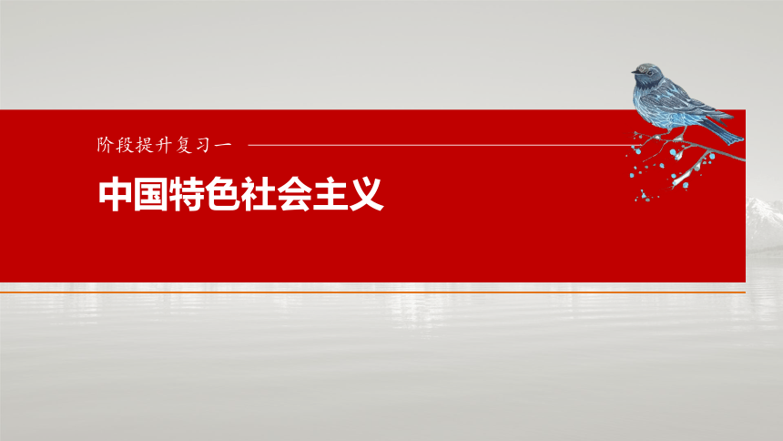 2025届高中政治一轮复习：必修1 阶段提升复习一　中国特色社会主义（共68张ppt）