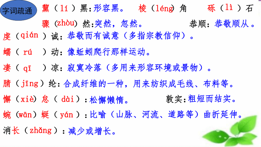 2023-2024学年统编版语文八年级下册第18课《在长江源头各拉丹冬》课件(共25张PPT)