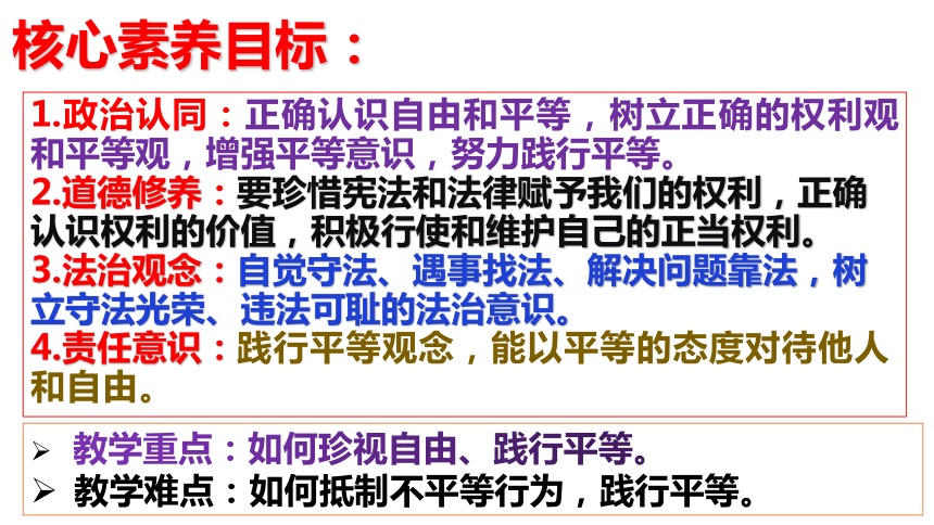 （核心素养目标）7.2 自由平等的追求 课件（共26张PPT）