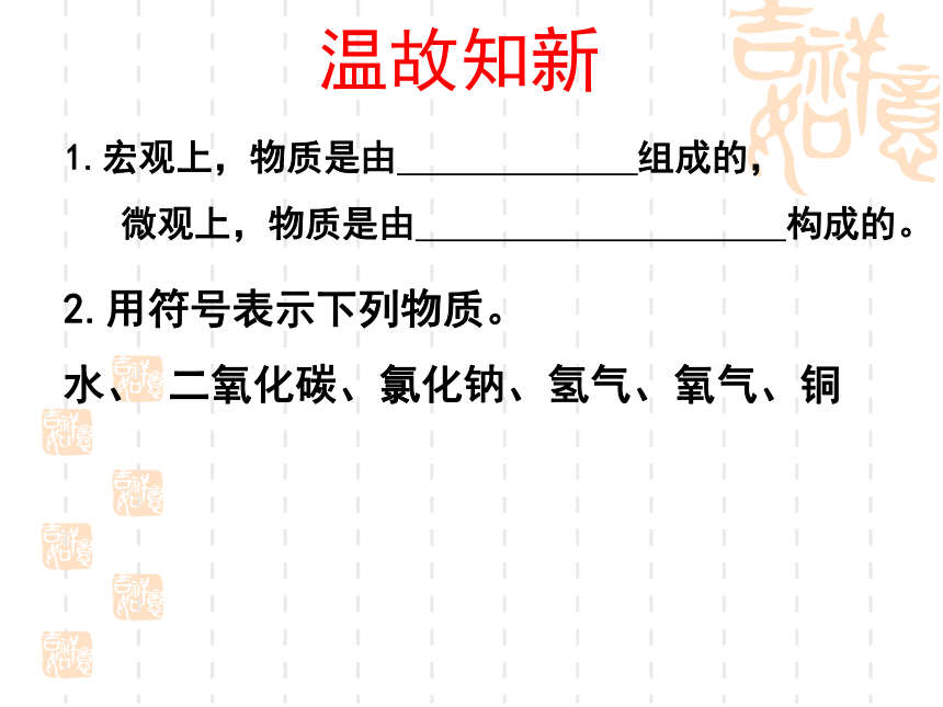 山东省东平县实验中学2019-2020学年第二学期八年级化学3.3.1化学式及其意义（24张ppt）