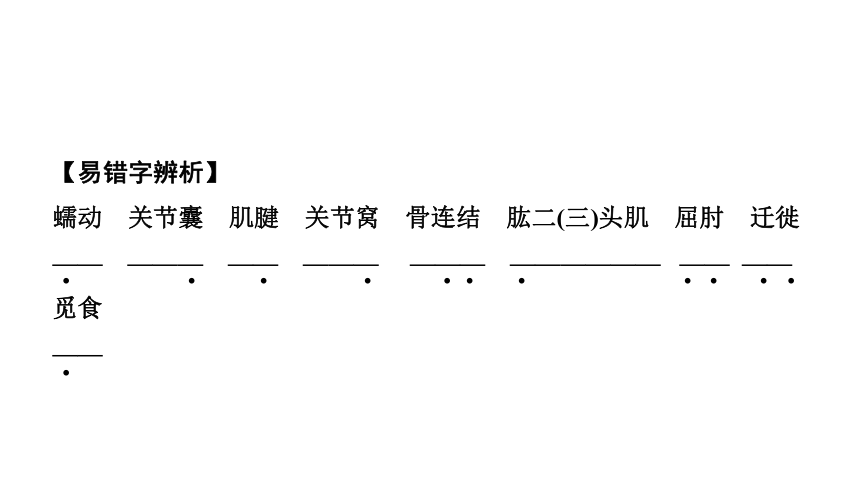 2024广西中考生物二轮中考考点研究 主题五 动物的运动和行为 课件（共36张PPT）