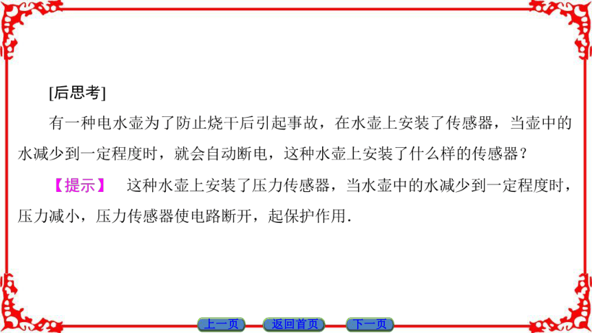 高中物理人教版选修3-2（课件）第六章 传感器 1 传感器及其工作原理49张PPT