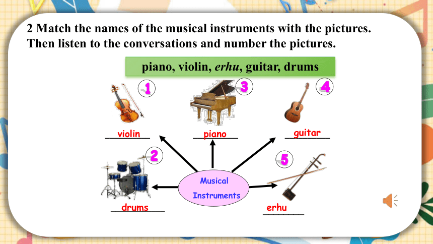 Unit 3 Our Hobbies Topic 2 What sweet music! Section A课件+嵌入音视频(共42张PPT)
