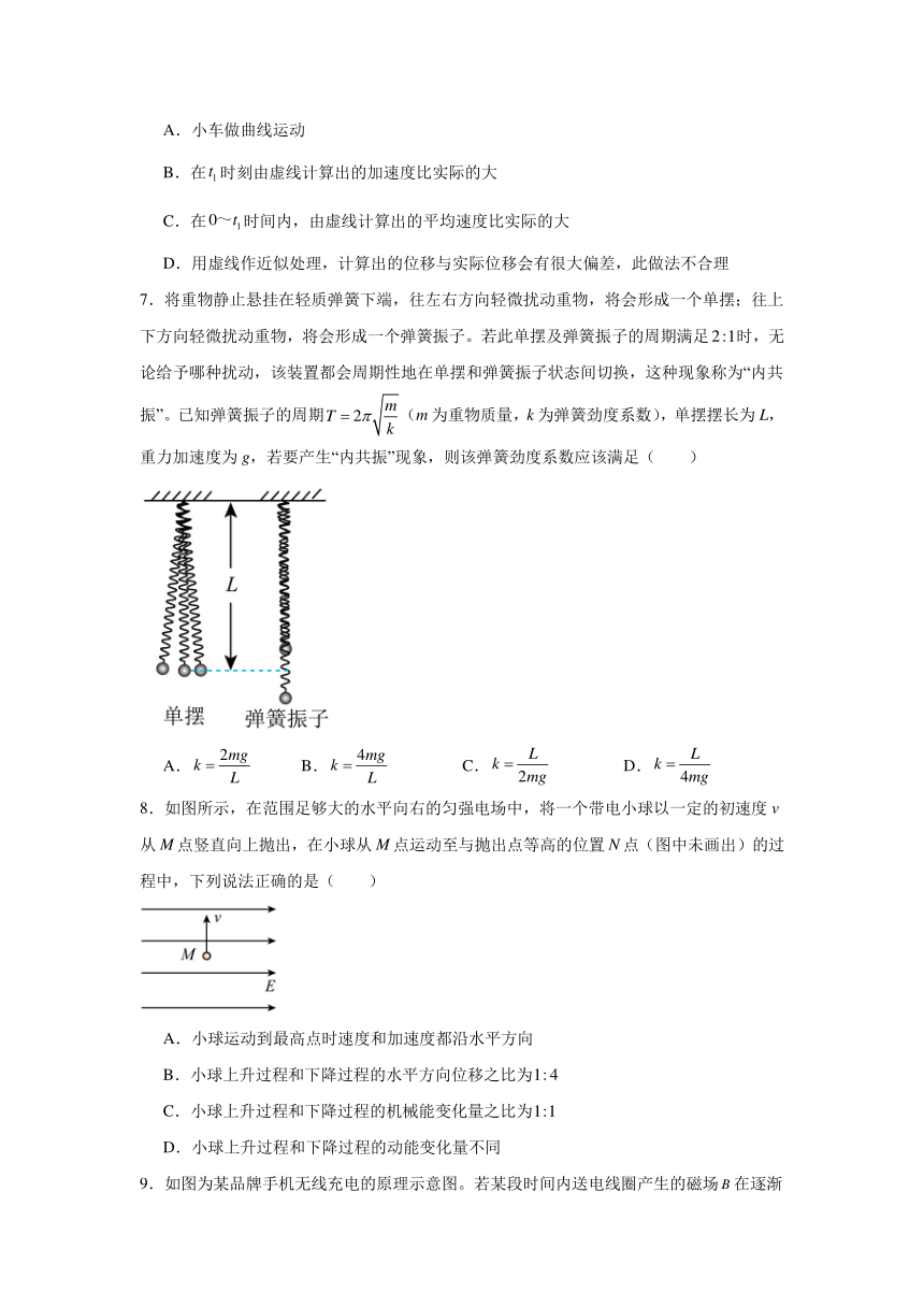 2024届江苏省南京市秦淮中学高三下学期二模物理试题（含解析）