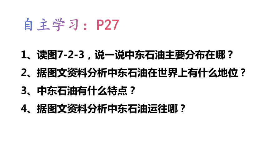 第七章第二节 中东第二课时课件(共34张PPT) 商务星球版地理七年级下册