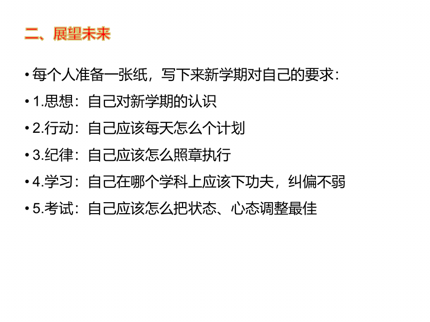 新班级、新征程、新目标 课件高二下学期开学第一课主题班会课件(共20张PPT)