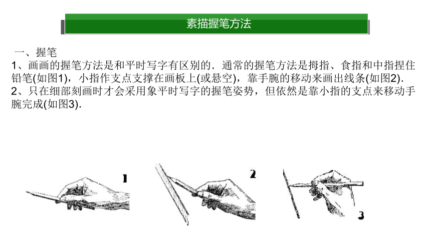 冀教版七年级下册 6.素描 课件（43张幻灯片）