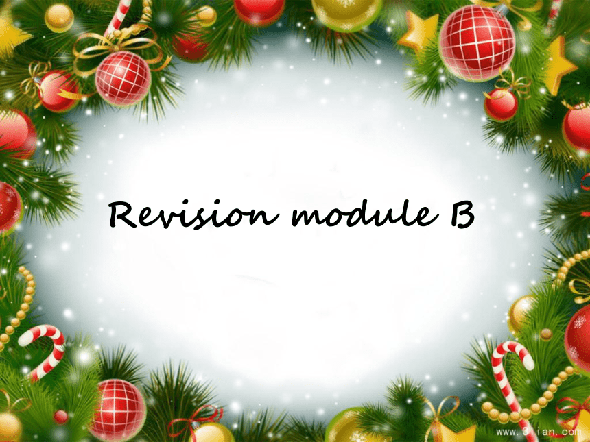 外研（新标准）版 七年级下Revision module B课件(共28张PPT)