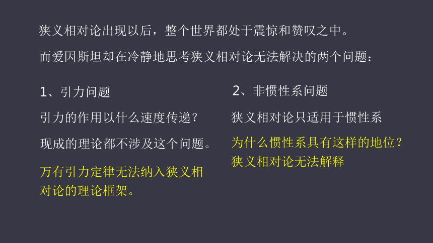 人教版高中物理选修3-4 15．4广义相对论简介（共40张PPT）