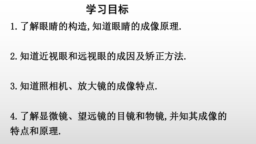 2019年沪科版八年级物理全册课件：4.6 神奇的眼睛（27共PPT）