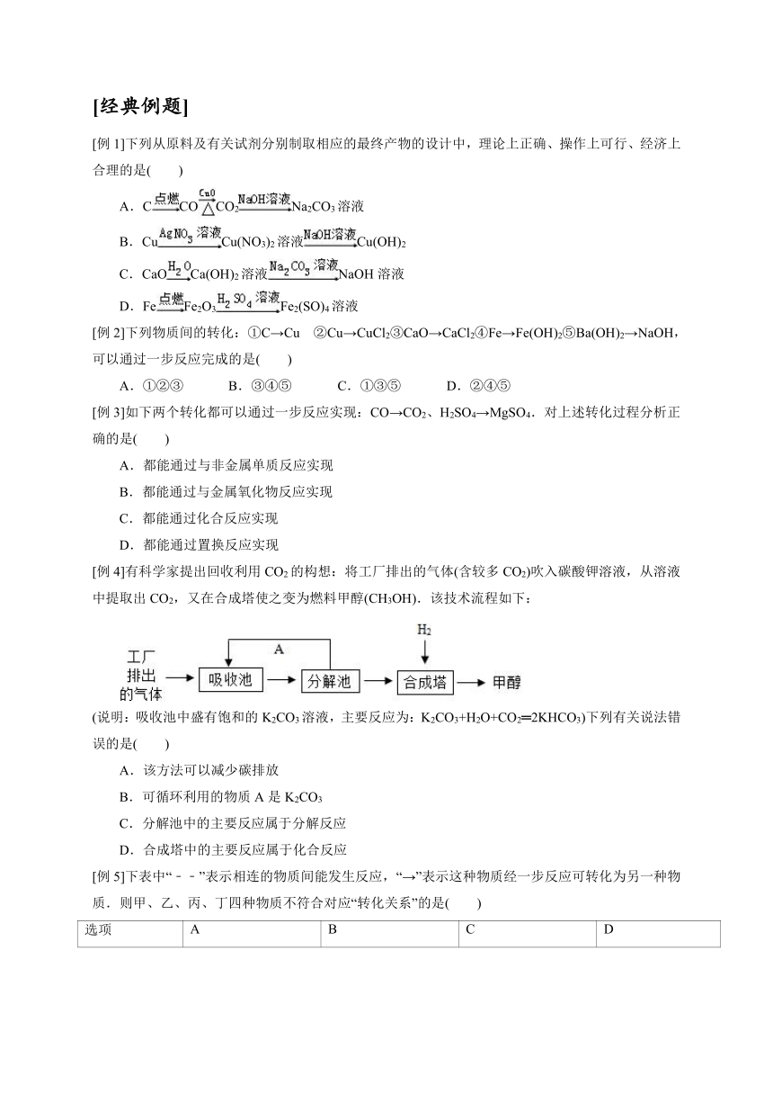 浙教版科学八升九暑假同步提高专题讲义（机构用）第5讲  物质的转化（二）（含答案）