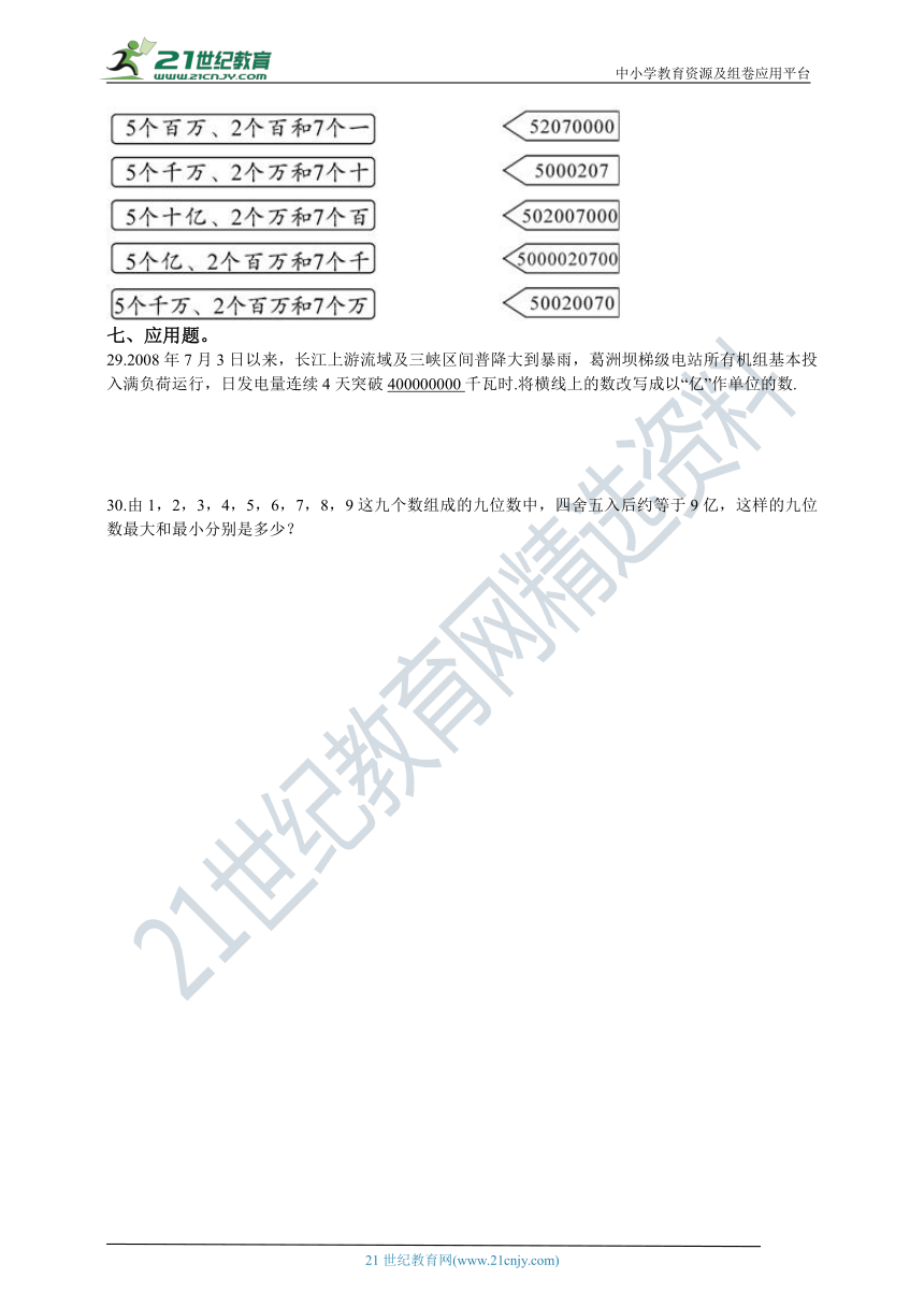 苏教版四年级数学下册第二单元检测（含答案）