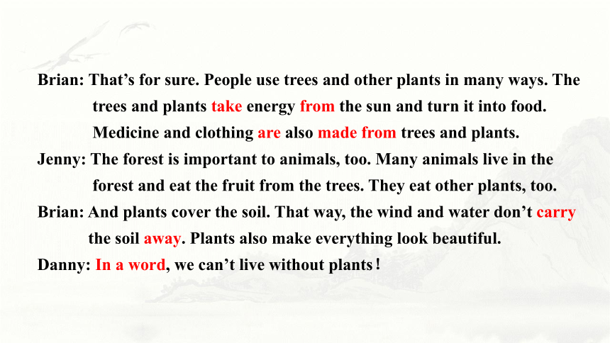 冀教版八年级下册Unit 2 Plant a Plant Lesson 8 Why Are Plants Important?课件(共23张PPT)