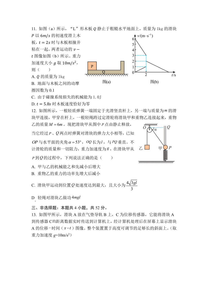 2024届山东省日照市实验高级中学高三下学期5月模拟物理试题（解析版）