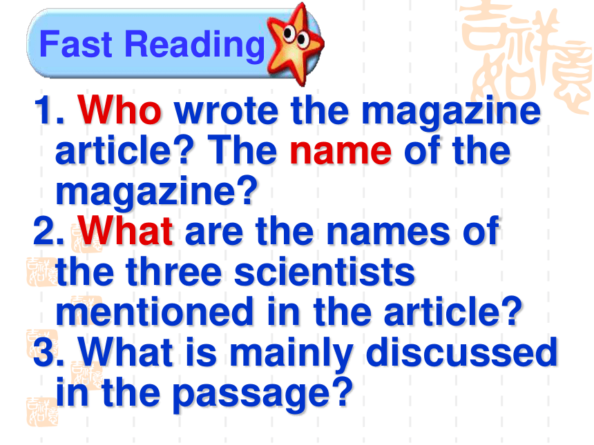 人教版 新课标 2019-2020 高二下 选修六  Unit 4 Global warming  reading(共26张PPT)