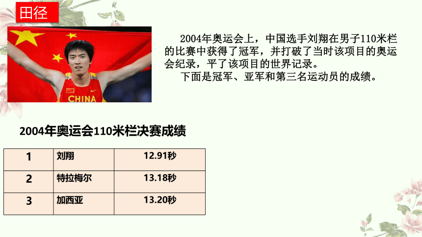 四年级下册数学北师大版：奥运中的数学-教学课件（17张ppt)