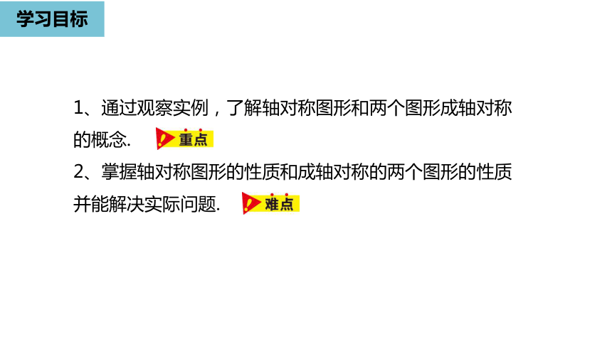 人教版八年级数学上册13.1轴对称课时1课件（23张PPT）