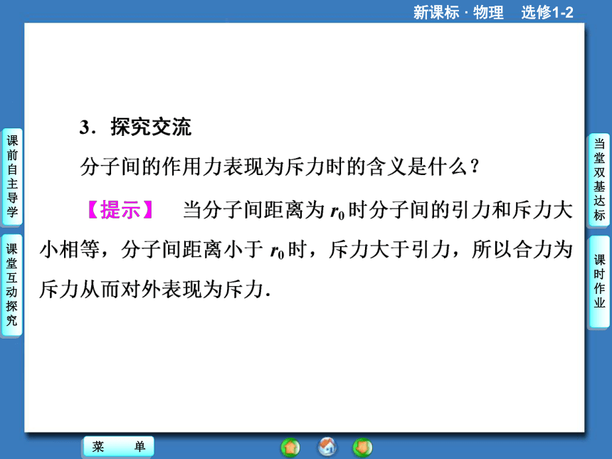 高中物理选修【1-2】第1章-第2节《物体的内能》ppt课件(共53张PPT)