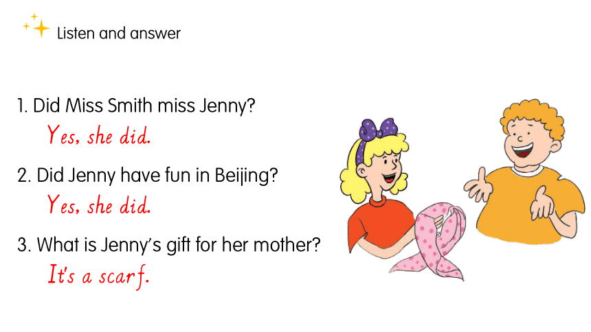 Lesson 20 Jenny Goes Home课件（19张PPT）