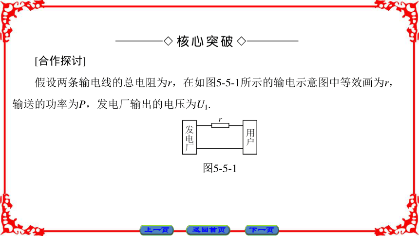 高中物理人教版选修3-2（课件）第五章 交变电流 5 电能的输送40张PPT
