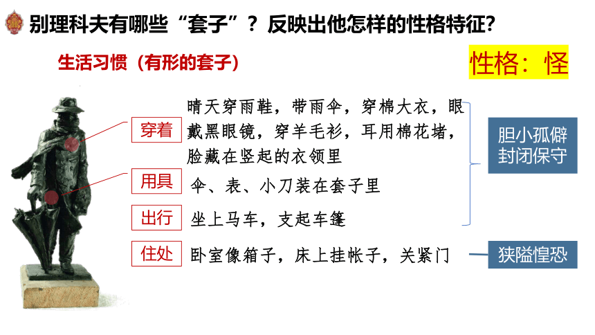 13-2《装在套子里的人》课件（共30张PPT） 2023-2024学年统编版高中语文必修下册