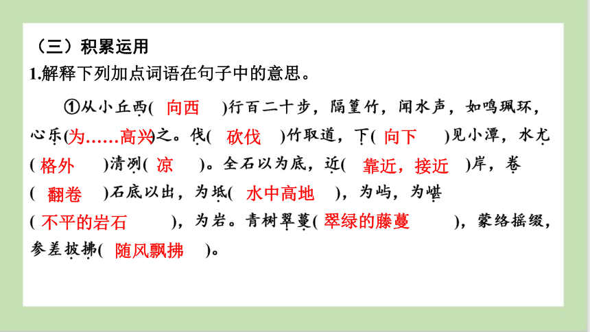 10小石潭记 课件(共31张PPT)-2023-2024学年统编版语文八年级下册