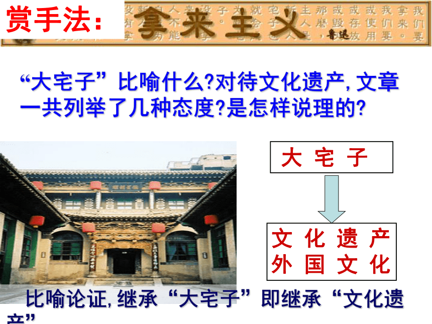 人教版高中语文必修四第三单元第八课《拿来主义》教学课件 (共62张PPT)