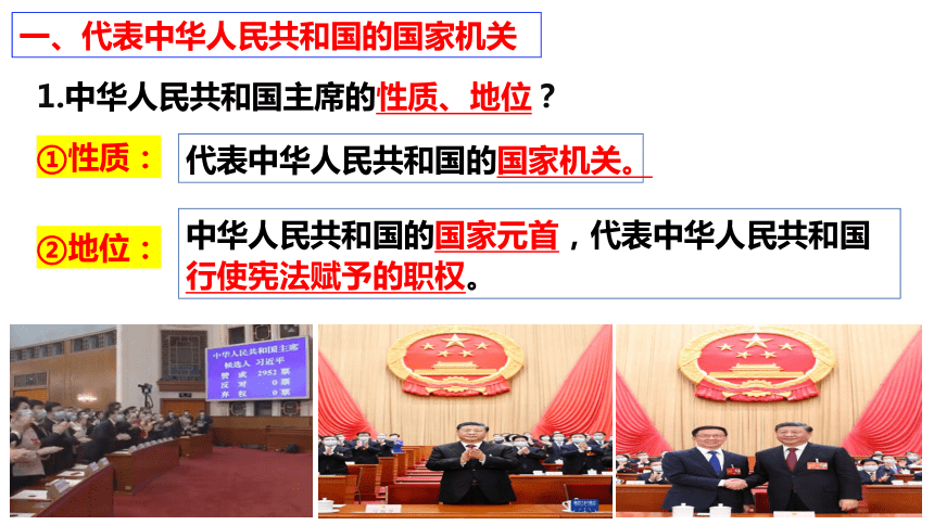 【核心素养目标】6.2中华人民共和国主席课件（共24张PPT）+内嵌视频