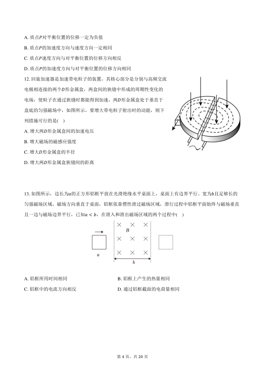 2023-2024学年海南省国兴中学高二（下）期中物理试卷（A卷）（含解析）