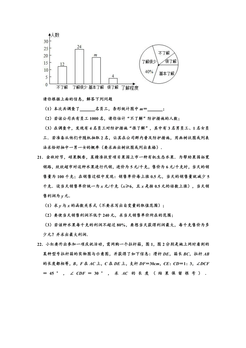 2020年湖南省郴州市资兴市中考数学二模试卷 （解析版）