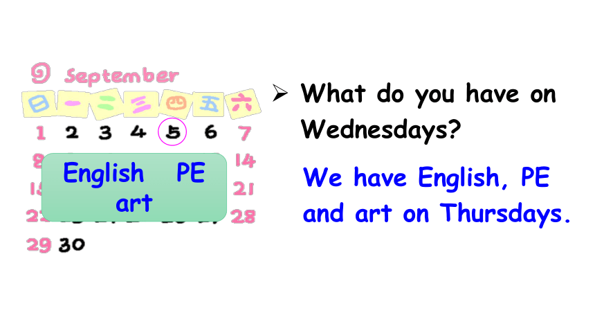 Unit 2 My week Part A Let’s learn课件+素材（36张PPT)