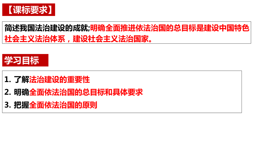 7.2全面推进依法治国的总目标与原则课件(共49张PPT)-2023-2024学年高中政治统编版必修三政治与法治