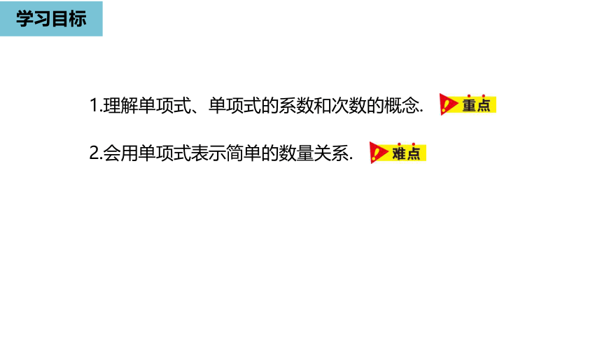 人教版数学七年级上册2.1整式（2）课件（16张PPT)