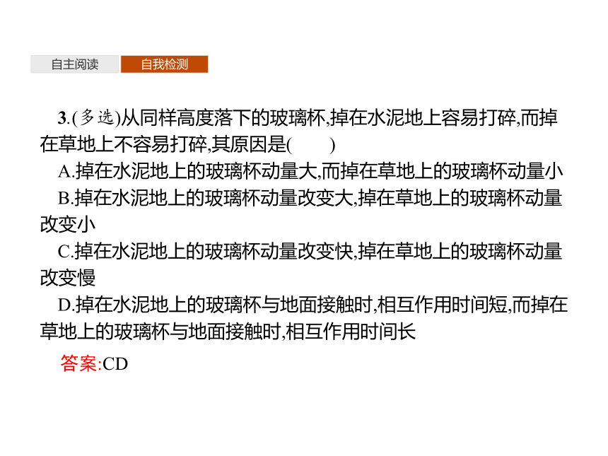 第一章　2　动量定理—2020-2021【新教材】人教版（2019）高中物理选修第一册课件(共28张PPT)