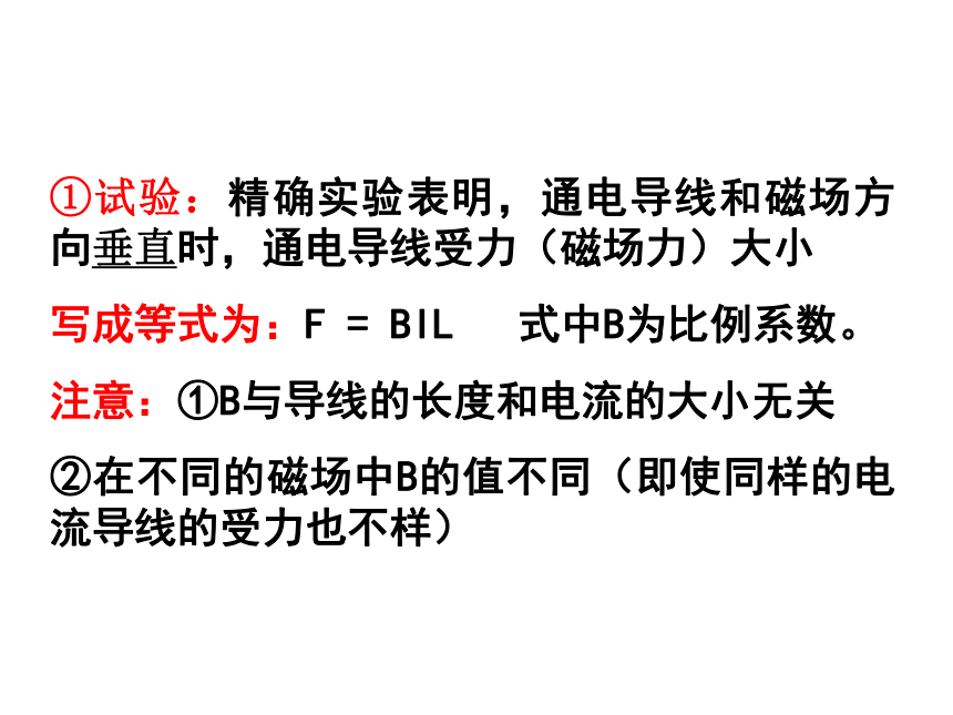 6.1 探究磁场对电流的作用 —鲁科版高中物理选修3-1课件(共33张PPT)