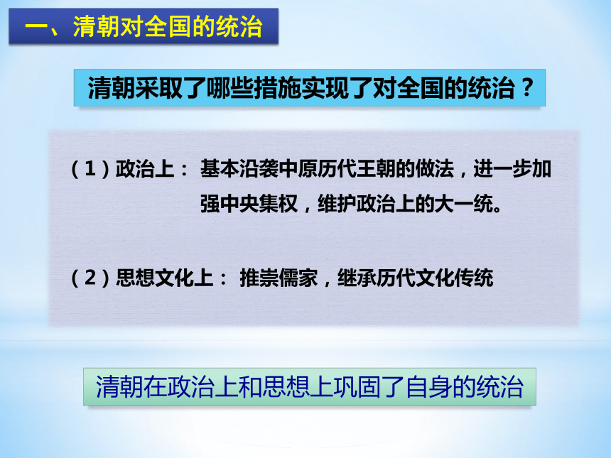 人教部编版历史七年级下册课件第18课  统一多民族国家的巩固和发展课件 (共36张PPT)