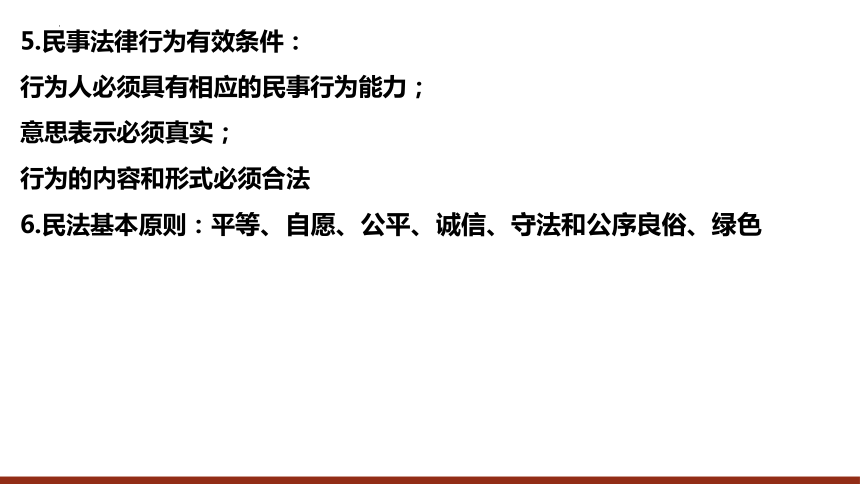 法律与生活  知识归纳课件(共59张PPT)-2023-2024学年高中政治统编版选择性必修二