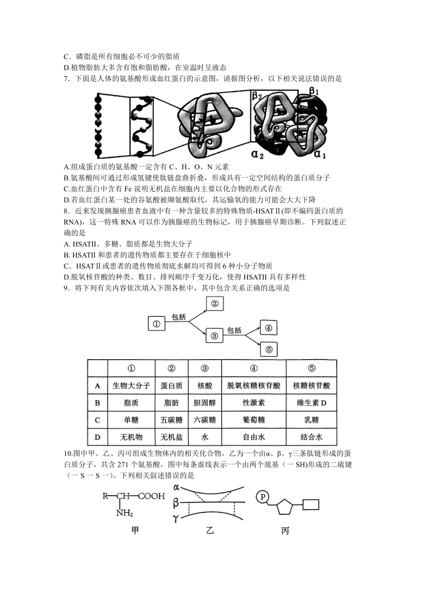 河南省南阳市2023-2024学年高二下学期期中考试生物试题（含答案）