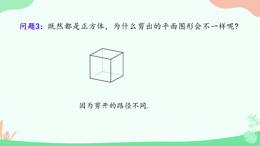 1.2 展开与折叠课件（共23张PPT）2023-2024学年北师大版 数学七年级上册