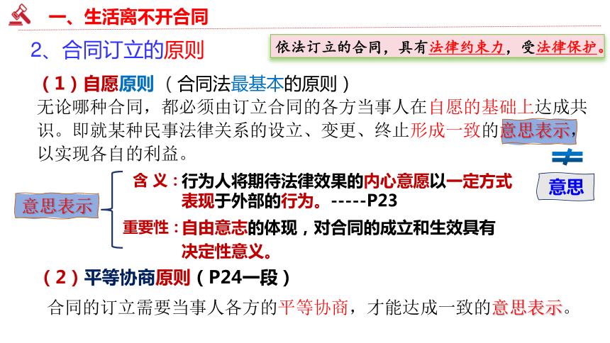 3.1 订立合同学问大 课件-2023-2024学年高中政治统编版选择性必修二法律与生活(共49张PPT+内嵌1个视频)