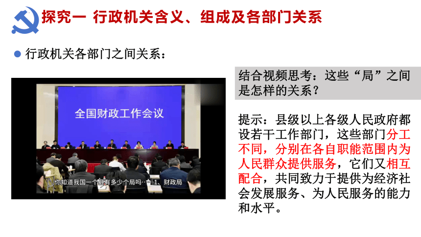 【核心素养目标】6.3 国家行政机关 课件(共32张PPT+内嵌视频)-2023-2024学年统编版道德与法治八年级下册